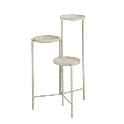 Plantenstandaard metaal wit 70 cm Salvo