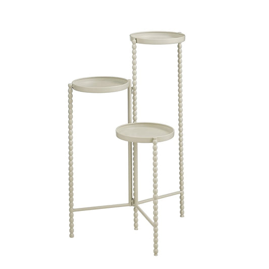 Plantenstandaard metaal wit 70 cm Salvo