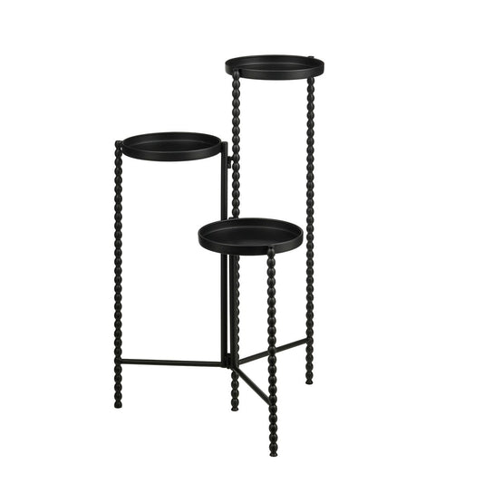 Plantenstandaard zwart metaal hoog 70 cm Salvo