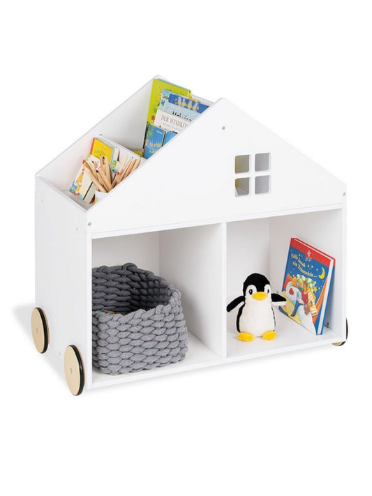 Productfoto Boekenkistje op wielen Hus