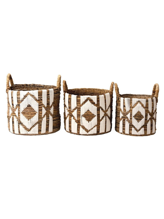 Productfoto Geweven manden Nasari