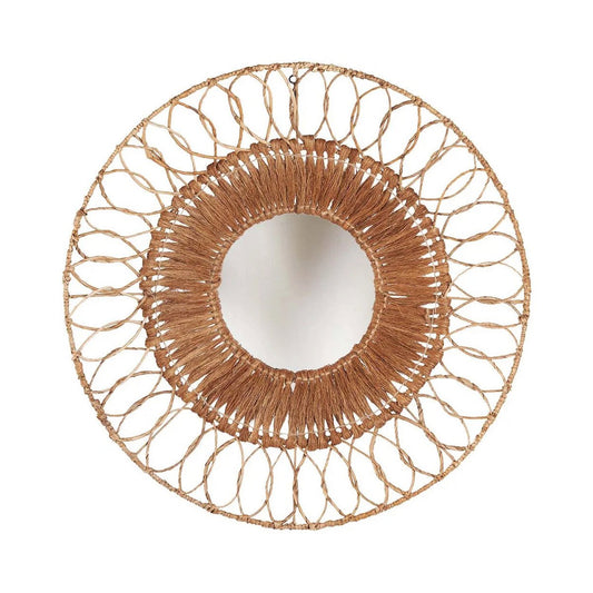 Ronde spiegel naturel Montezuma