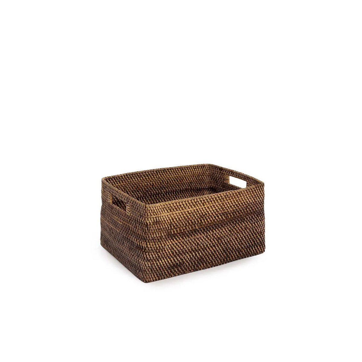 Rotan magazine mand bruin 31 cm