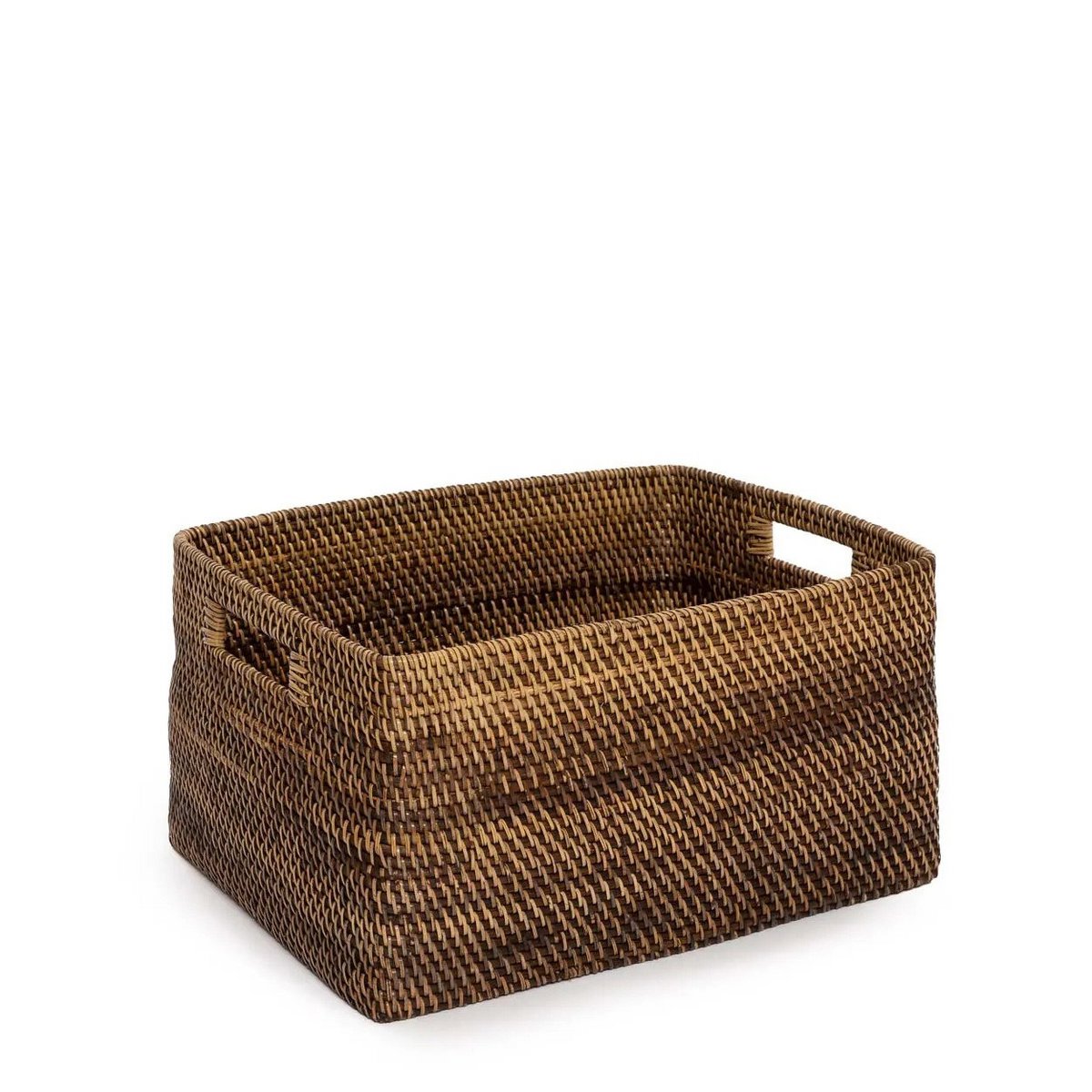 Rotan magazine mand bruin 50 cm