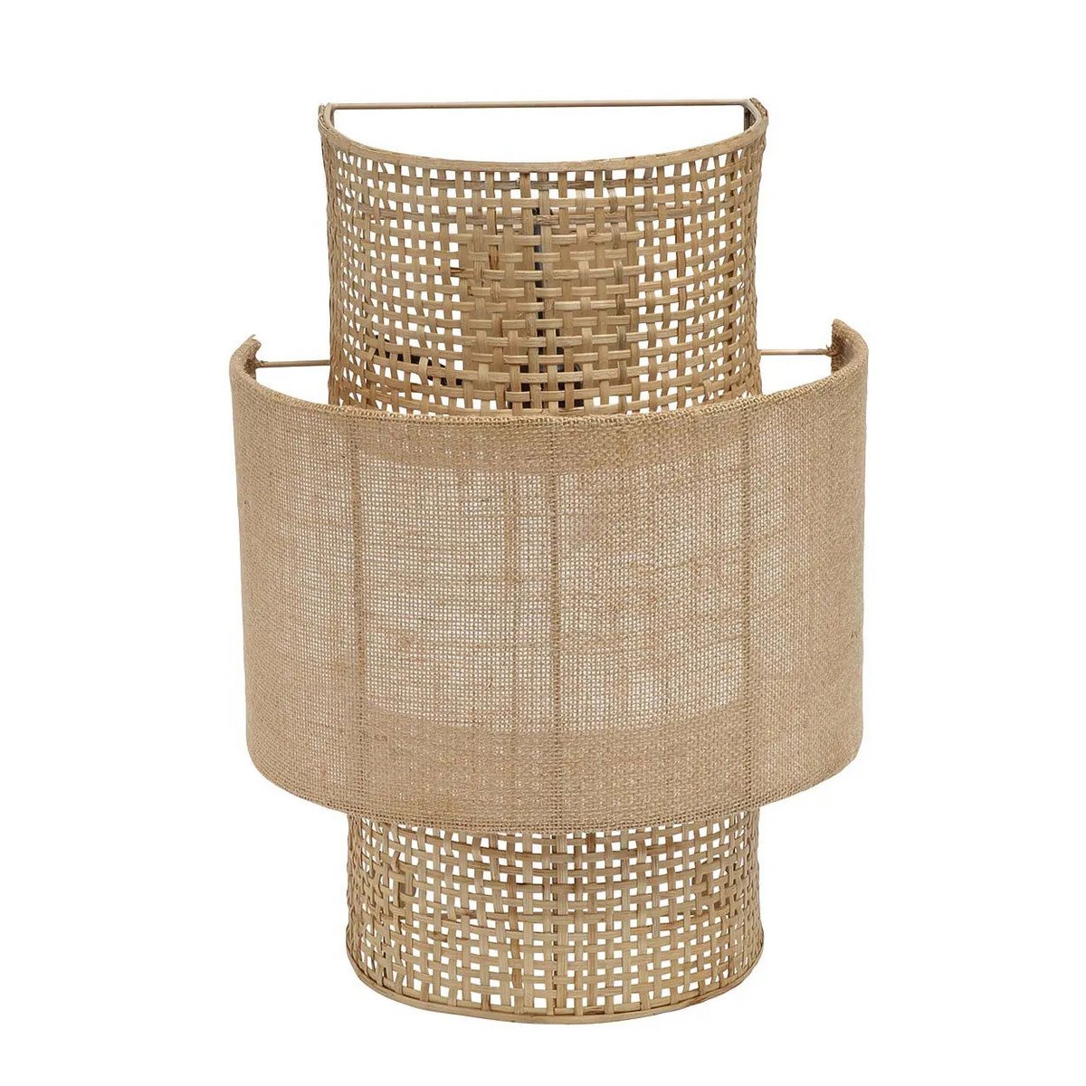 Rotan wandlamp beige Bolly Jute