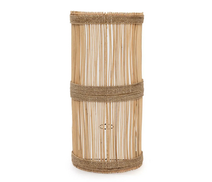 Wandlamp rotan kap Jalal naturel