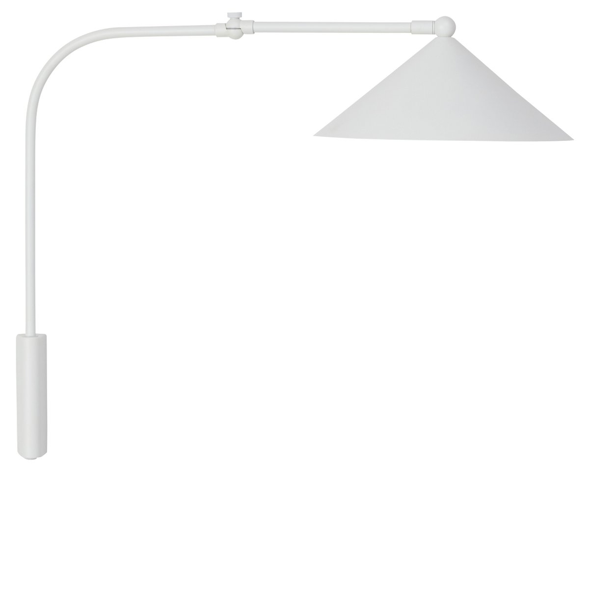 Wandlamp wit Kasa met verstelbare arm