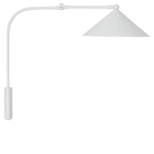 Wandlamp wit Kasa met verstelbare arm