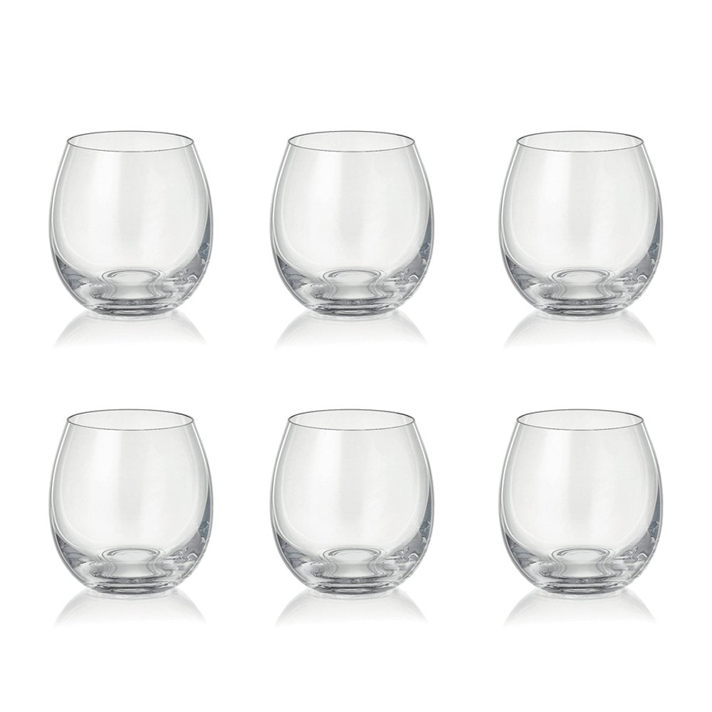 Waterglazen set van 6 transparant