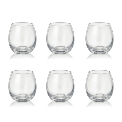 Waterglazen set van 6 transparant