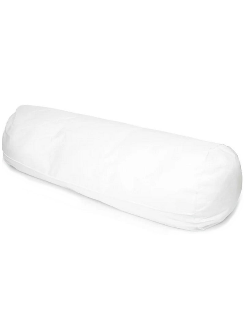 Wit rechthoekig binnenkussen 35x100 cm