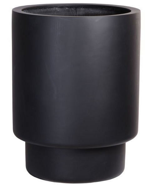 Zwarte fiberstone plantenpot Almstok