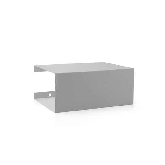 Zwevende wandplank metaal wit