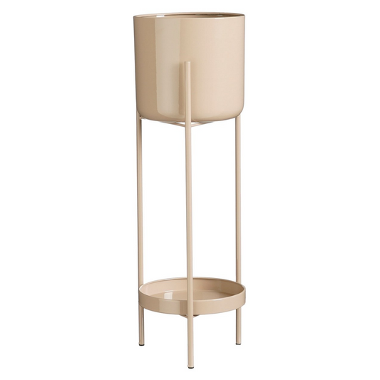 Plantenstandaard met pot bruin 60 cm Colyn