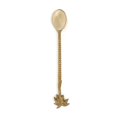 Lange lepel goud met palmboom