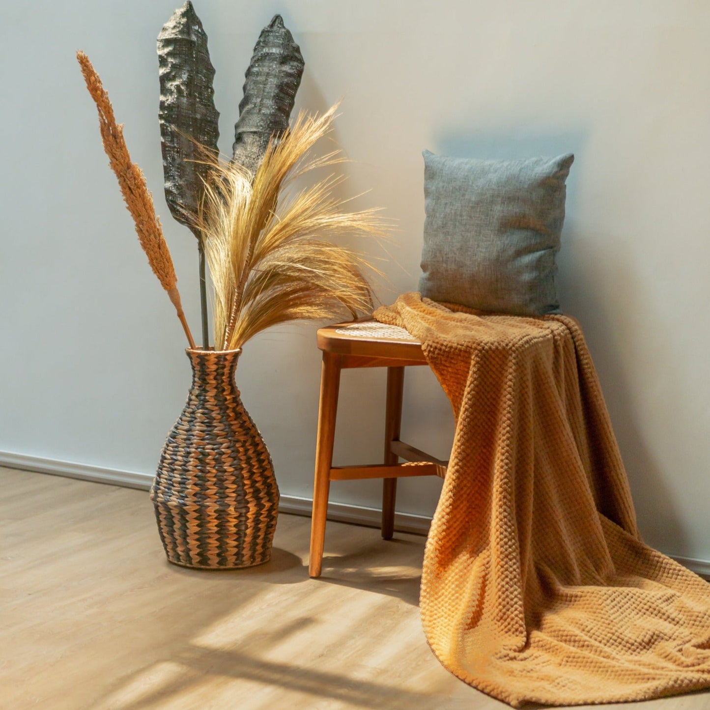 Boho vaas van waterhyacint Dayana