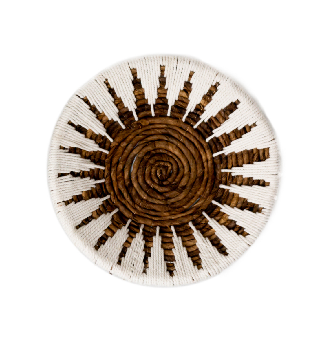 Boho wanddecoratie of decoratie schaal van bananenblad Madala