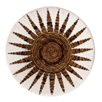 Boho wanddecoratie of decoratie schaal van bananenblad Madala