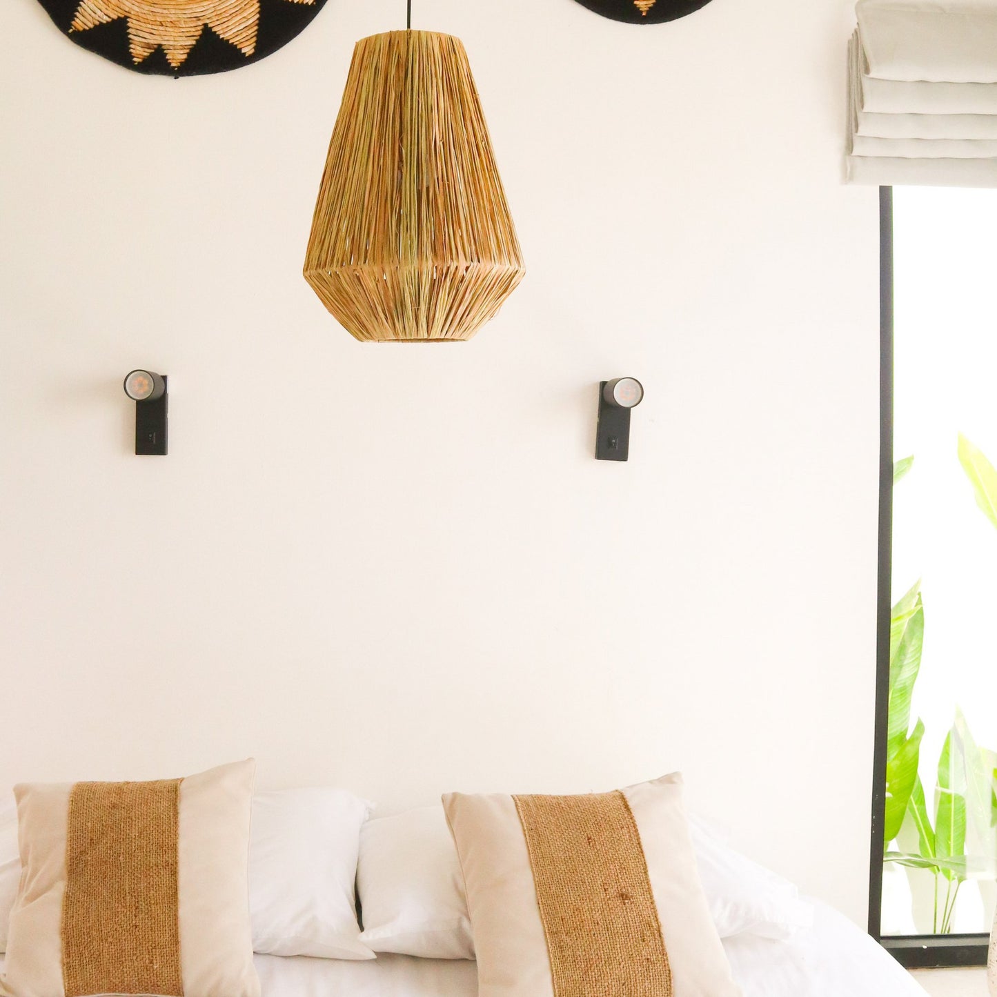 Raffia hanglamp Endah