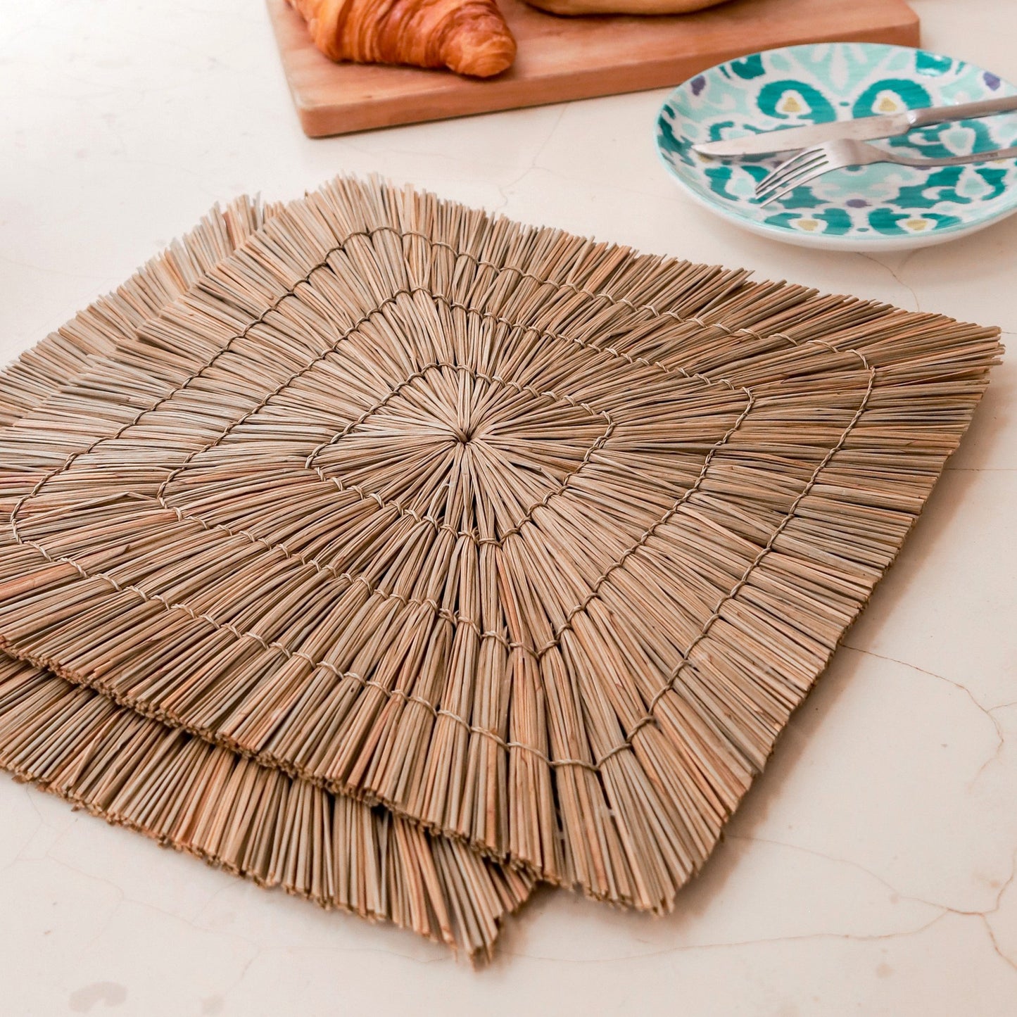 Boho placemat van zeegras Varna