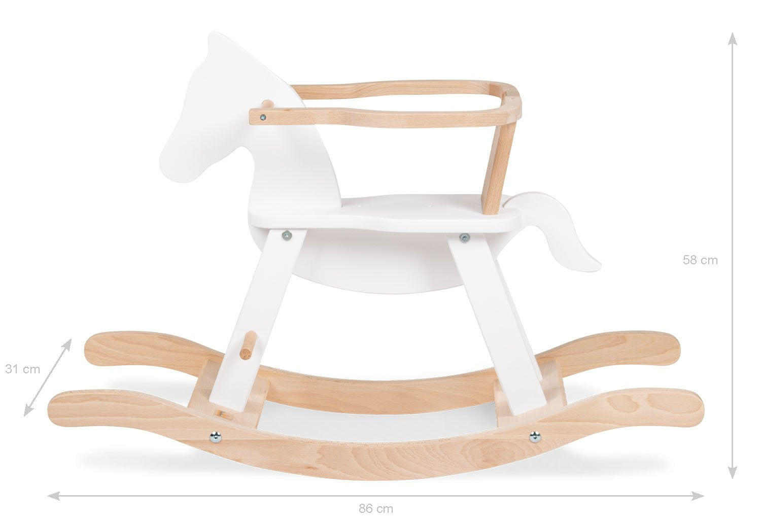 Productfoto Hobbelpaard Pinolino afmetingen