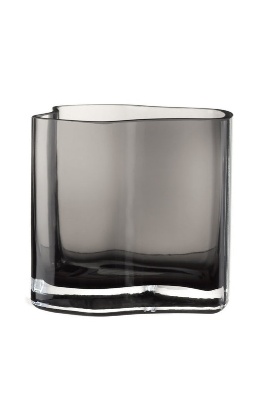 Productfoto Kleine zwarte glazen vaas