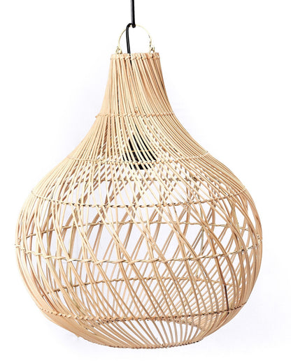 Productfoto Rotan hanglamp Kenari op wit achtergrond