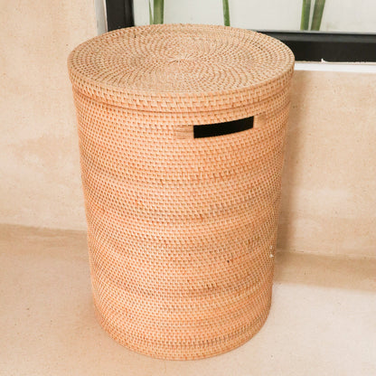 Rotan opbergmand wasmand Sari voor een spiegel