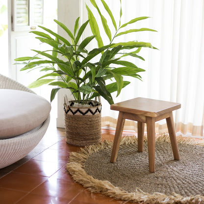 Sfeerfoto Geweven mand Dalu met plant