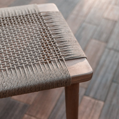 Sfeerfoto Houten kruk Sunda closeup detail