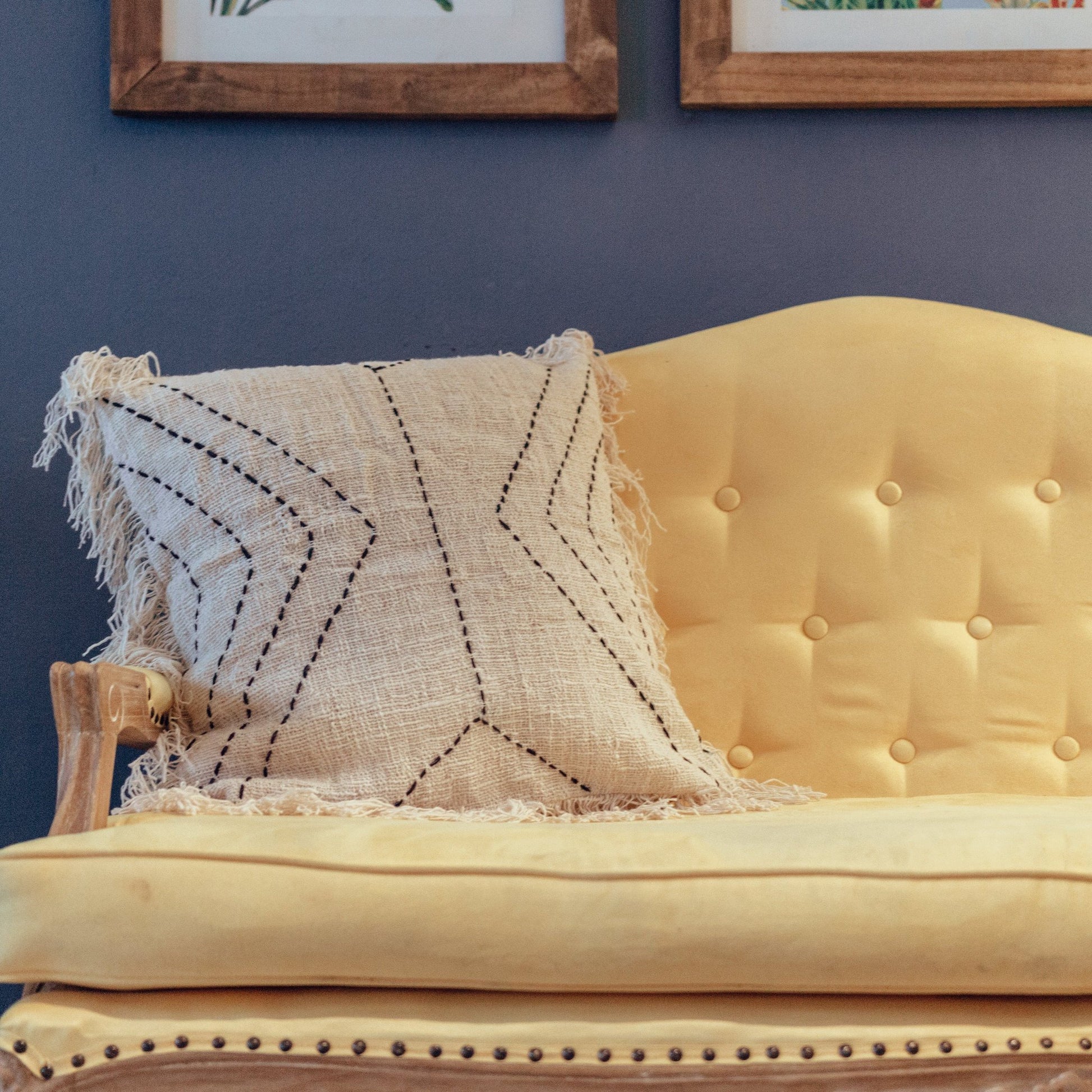 Sfeerfoto Katoenen kussensloop Flores 