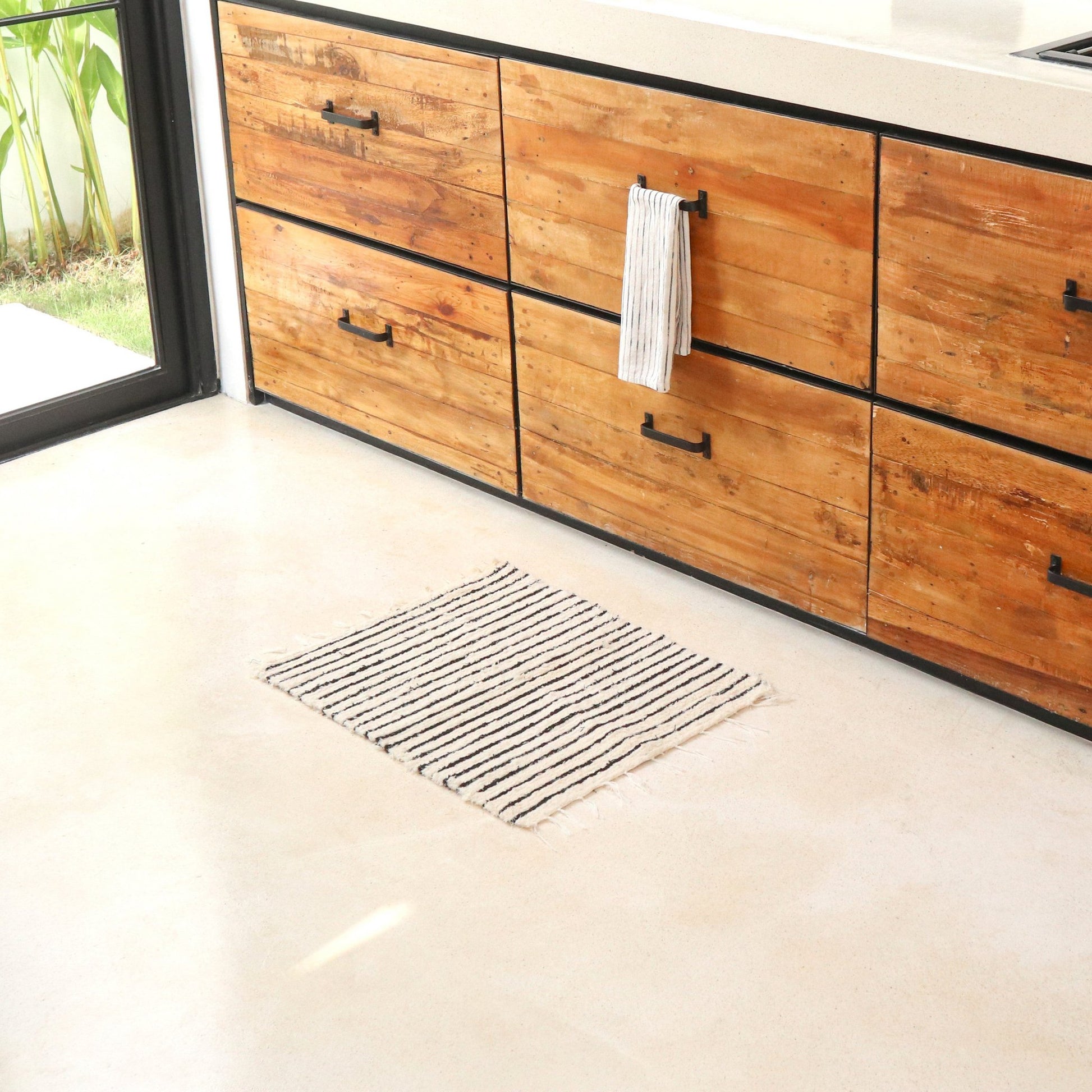 Sfeerfoto Katoenen vloerkleed Untuk closeup