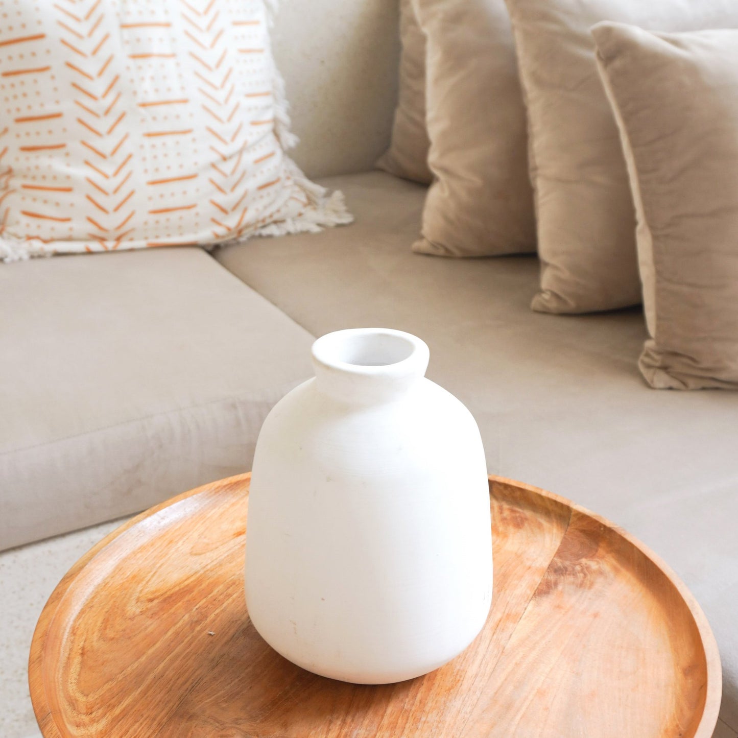 Sfeerfoto Keramieken vaas Bawa