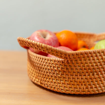 Sfeerfoto Rotan mand Suwari closeup detail