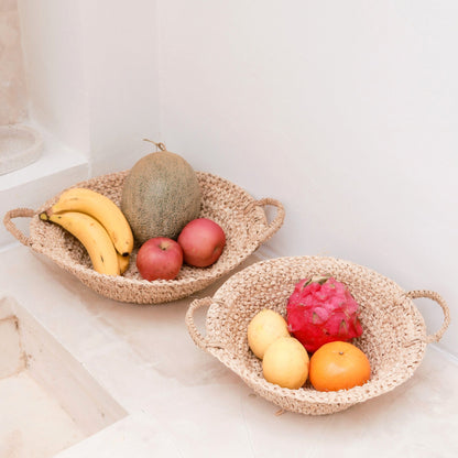 Sfeerfoto raffia schalen Raga