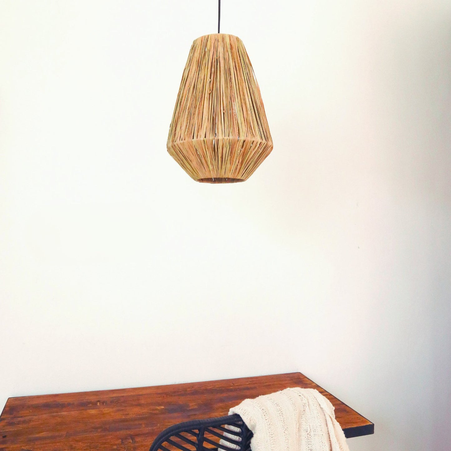 Raffia hanglamp Endah