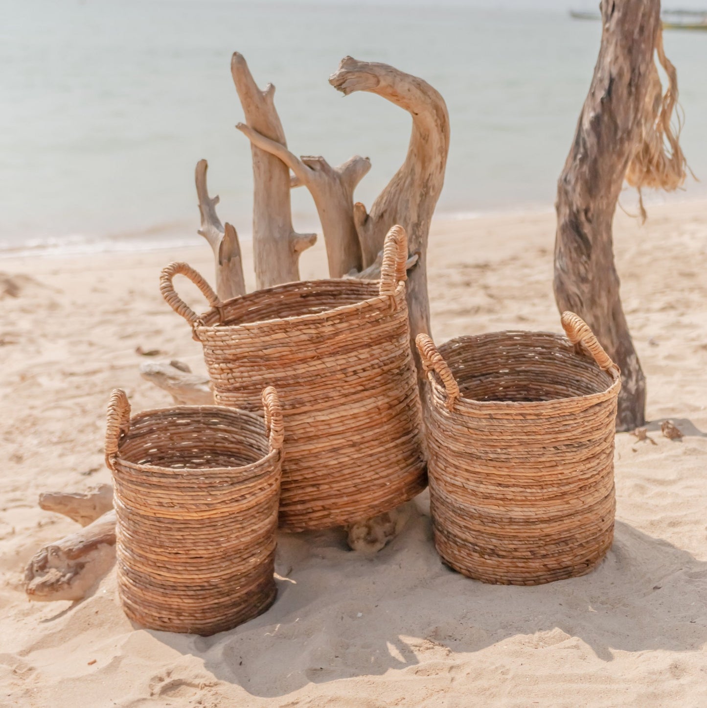 Geweven mand Syailendra