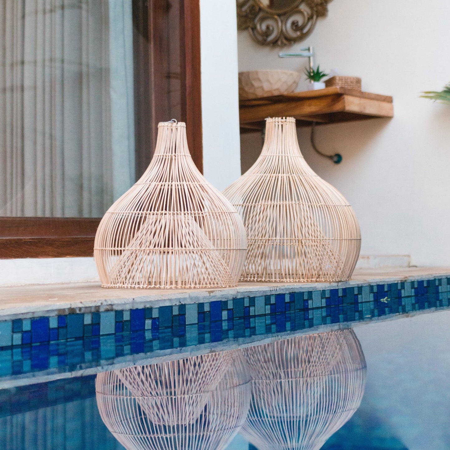 Rotan Boho Lampenkap Alam